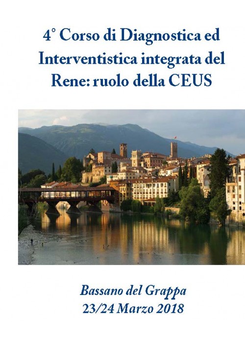4° Corso di Diagnostica ed Interventistica Intergrata del Rene: ruolo della CEUS
