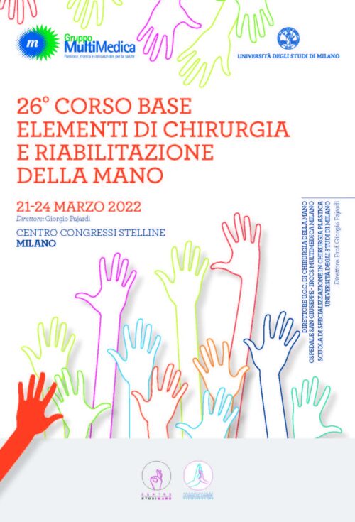 26° CORSO BASE ELEMENTI DI CHIRURGIA E RIABILITAZIONE DELLA MANO