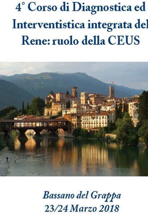 4° Corso di Diagnostica ed Interventistica Intergrata del Rene: ruolo della CEUS