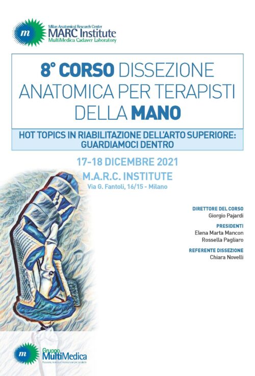 8° Corso Dissezione Anatomica per Terapisti della Mano