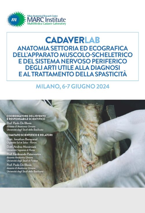 CADAVERLAB ANATOMIA SETTORIA ED ECOGRAFICA