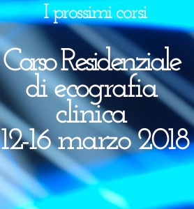 Corso Residenziale di Ecografia Clinica - Primo Livello