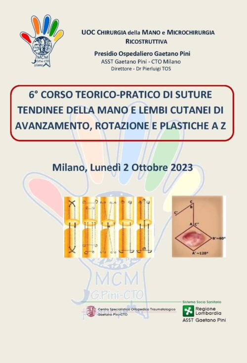 CORSO TEORICO-PRATICO DI SUTURE TENDINEE