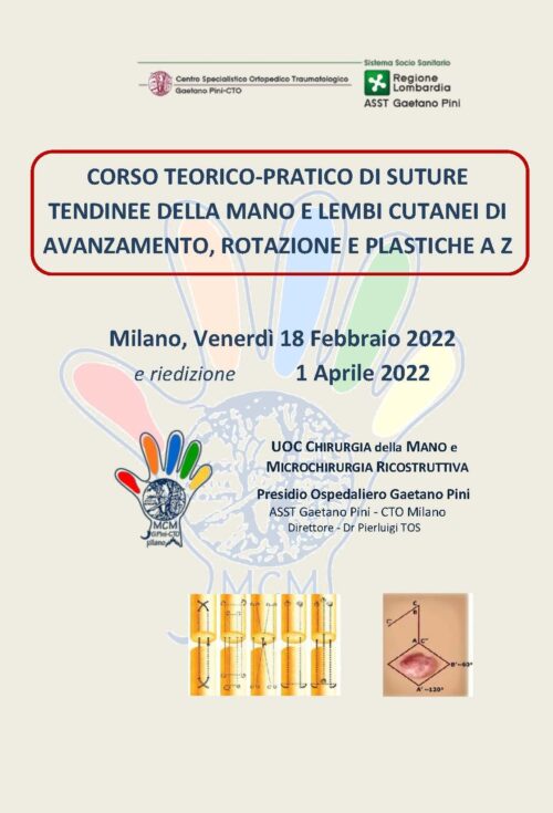 Corso Teorico-Pratico di Suture Tendinee