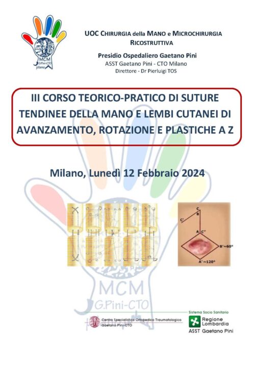 Corso Teorico-Pratico di Suture tendinee 7