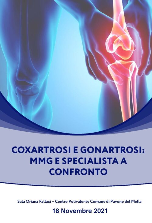 COXARTROSI E GONARTROSI: MMG E SPECIALISTA A CONFRONTO