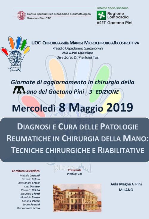 Diagnosi e cura delle patologie reumatiche in chirurgia della mano: tecniche chirurgiche e riabilitative