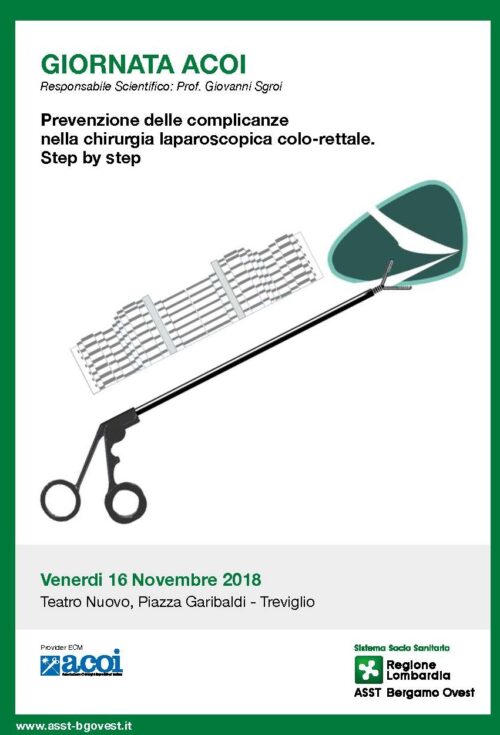 Prevenzione delle  complicanze nella chirurgia  laparoscopica colo-rettale -  Step by Step