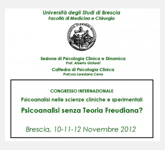 Psicoanalisi nelle scienze cliniche e sperimentali
