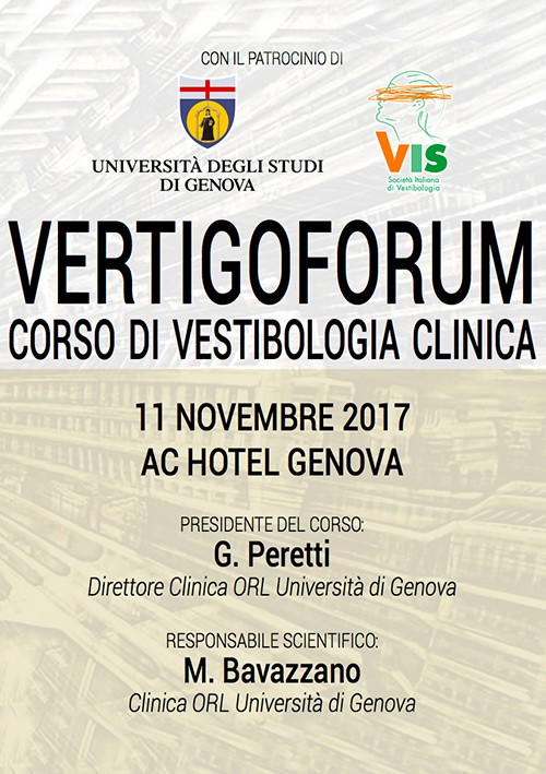 VERTIGOFORUM - Corso di Vestibologia Clinica