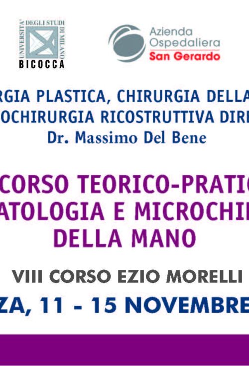 XXV CORSO TEORICO-PRATICO DI TRAUMATOLOGIA E MICROCHIRURGIA DELLA MANO