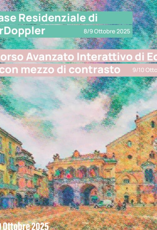 Corso base residenziale di ecocolorDoppler e CEUS Corso Avanzato Interattivo di Ecografia senza e con Mezzo di Contrasto