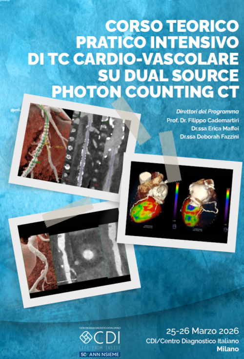 CORSO TEORICO PRATICO INTENSIVO DI TC CARDIO-VASCOLARE SU DUAL SOURCE PHOTON COUNTING CT