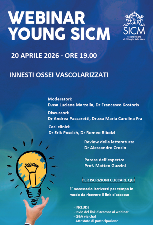 WEBINAR SICM YOUNG 20 aprile 2026